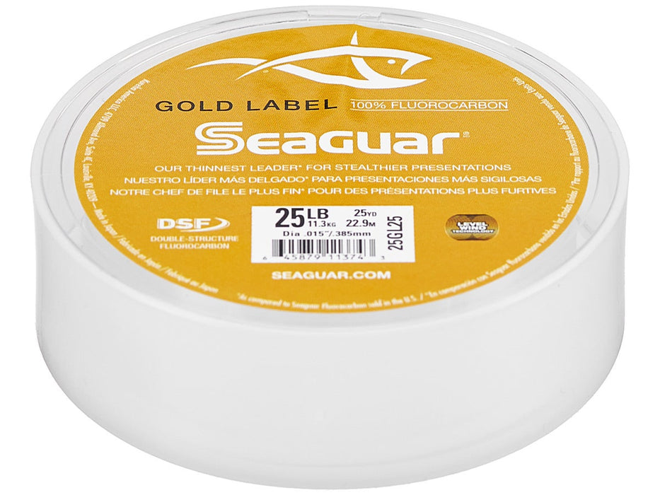 Seaguar Gold Label Fluorocarbon leader 25 yd. — Becker's Tackle Shop