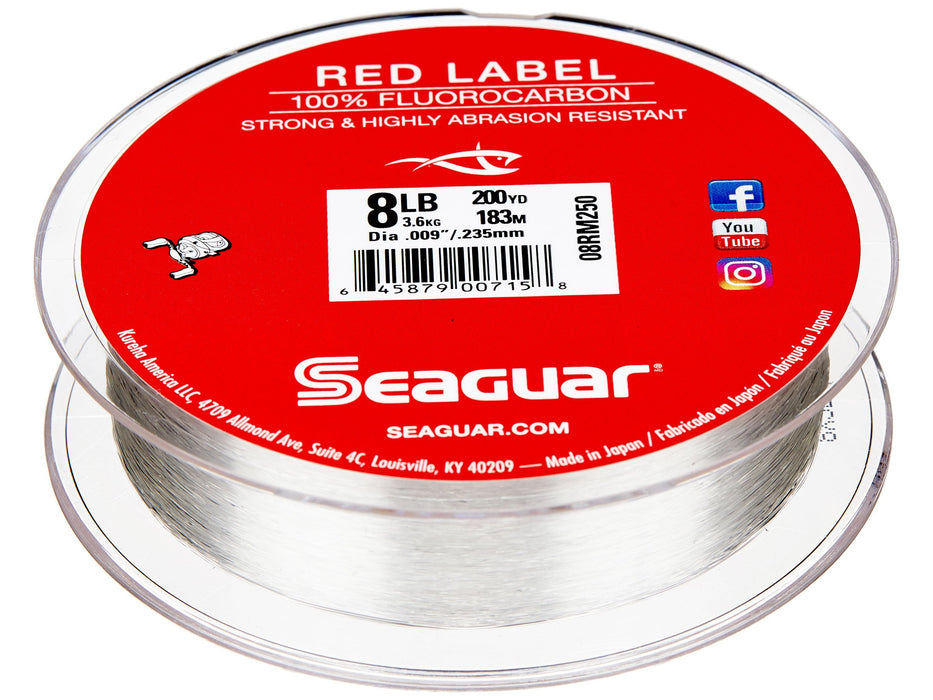 Seaguar Red Label Fluorocarbon 200 yd.
